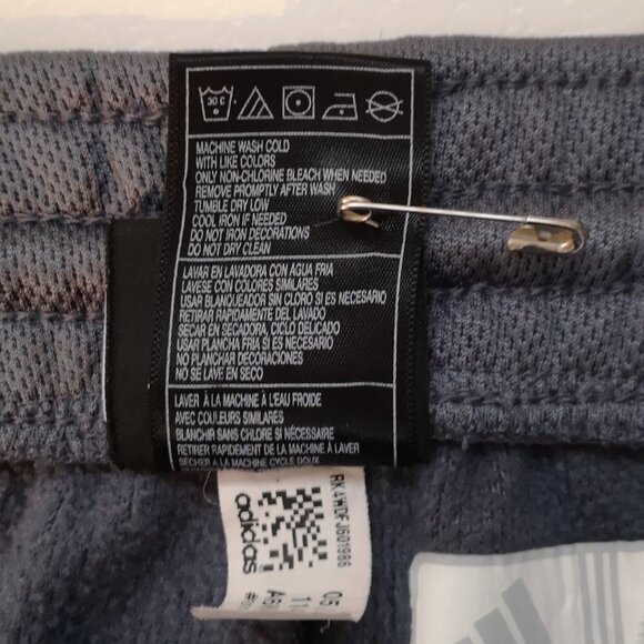 Adidas Climawarm Men's Size 3XL Loose Fit Fleece Lined Grey Track Pants - Picture 7 of 12